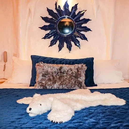 The Fire & Ice suite at the Anniversary Inn in Boise, Idaho