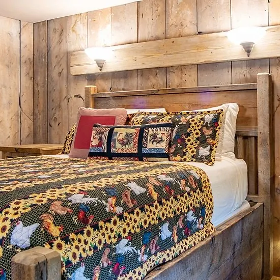 The Hayloft suite at the Anniversary Inn in Boise, idaho