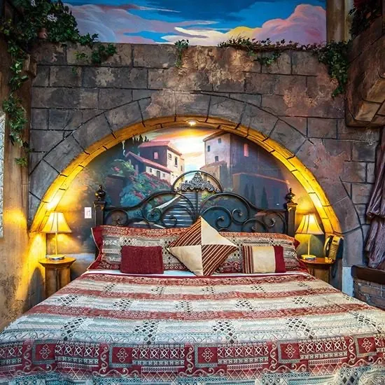 A themed suite at the Salt Lake City 5th South inn