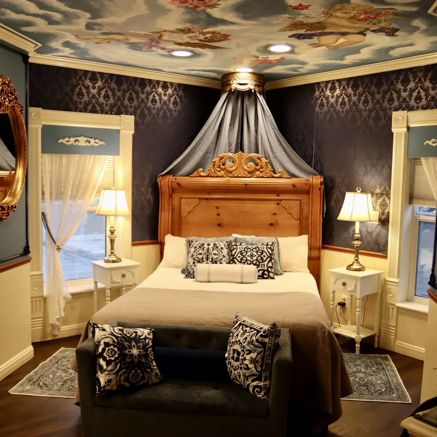 The The Victorian suite at the Anniversary Inn in Logan, Utah