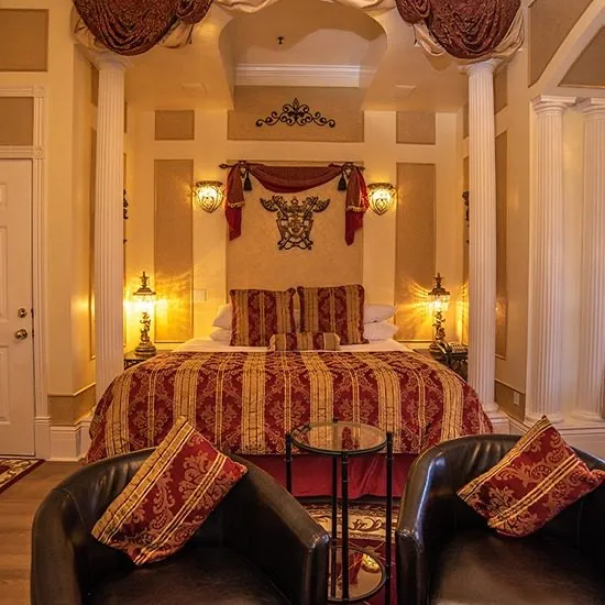 The The Palace suite at the Anniversary Inn in 5th South, Salt Lake City, Utah