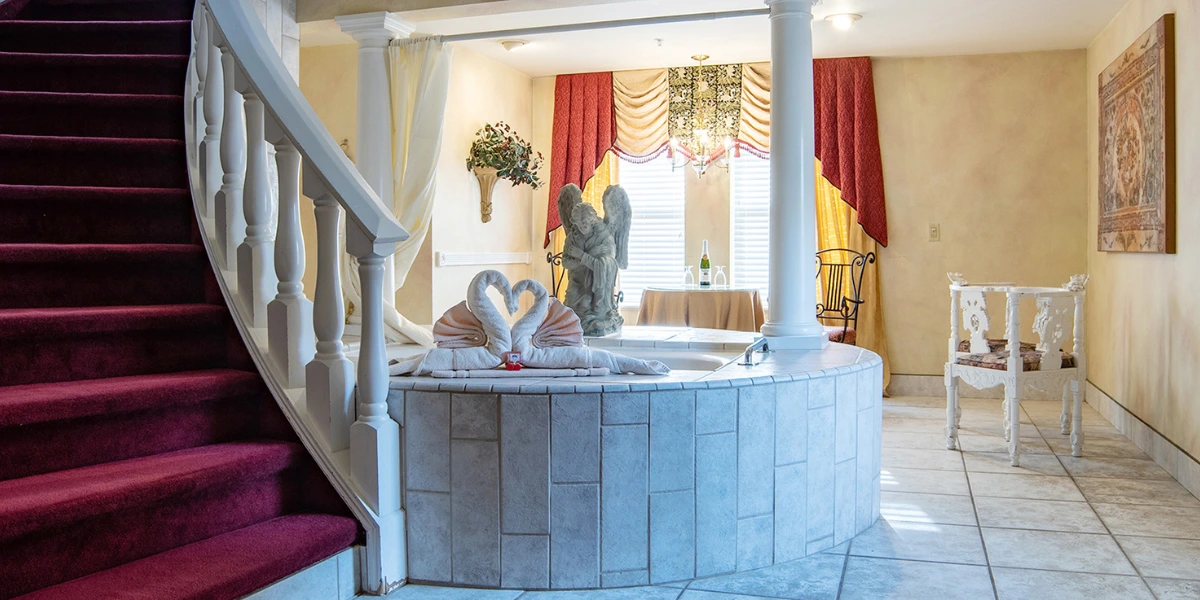 Romeo & Juliet room at Anniversary Inn in Boise, Idaho